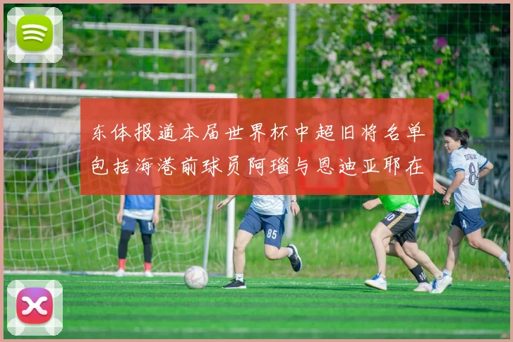 东体报道本届世界杯中超旧将名单包括海港前球员阿瑙与恩迪亚耶在内的10位球员